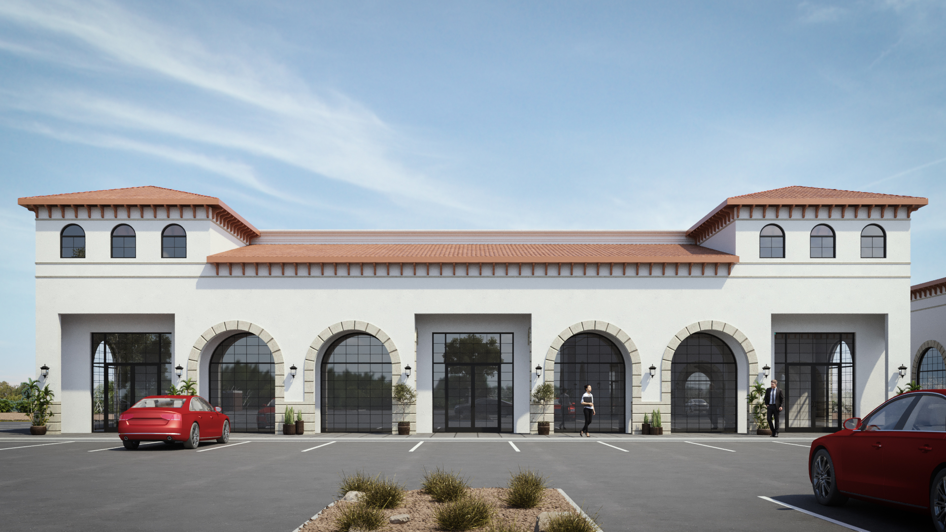 Building C front elevation