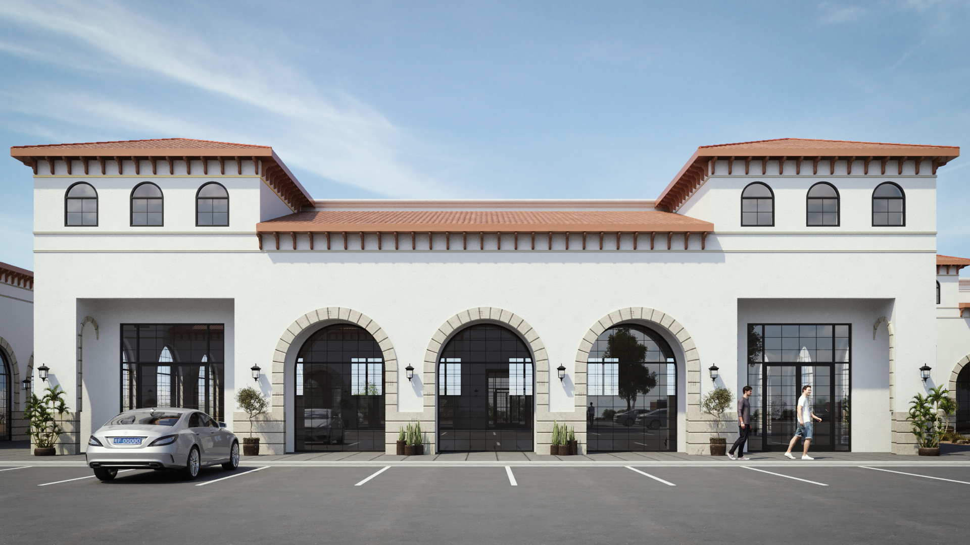 Building D medical offices front elevation