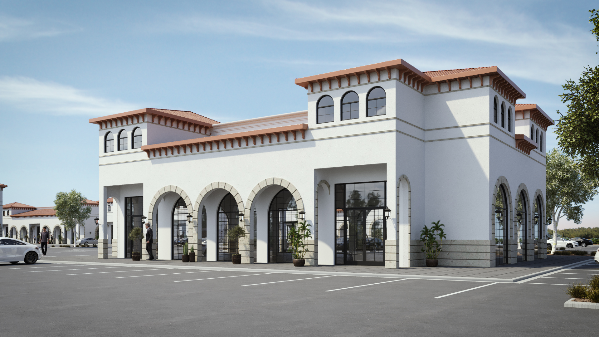 Building I angled view